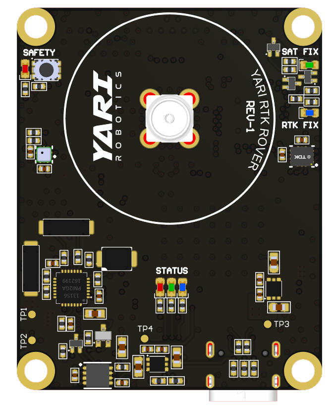 YARI F9P RTK ROVER (L1/L2)